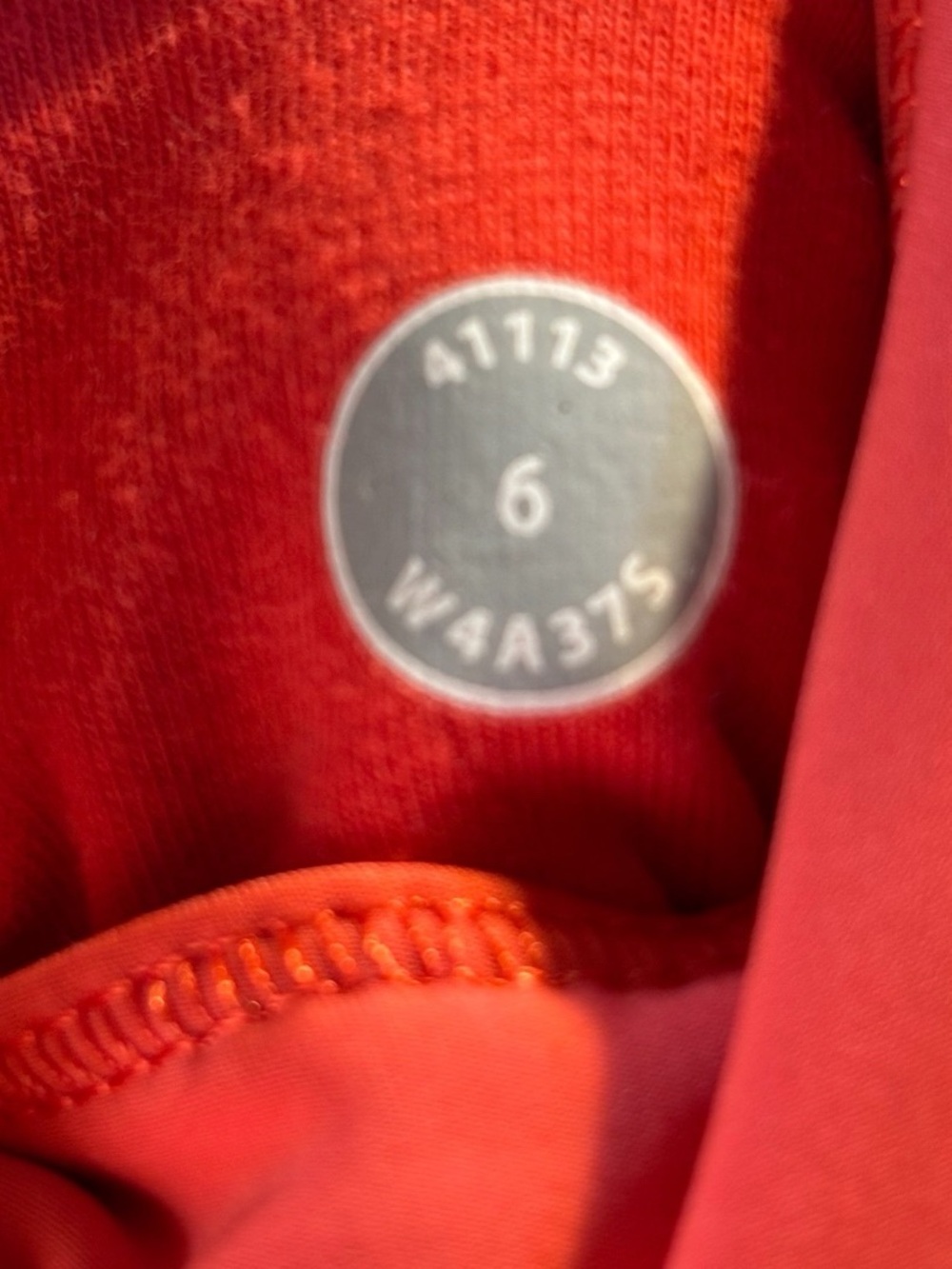 Lululemon $148 Uba Hoodie Softshell Love Red Size 6 - Picture 7 of 7